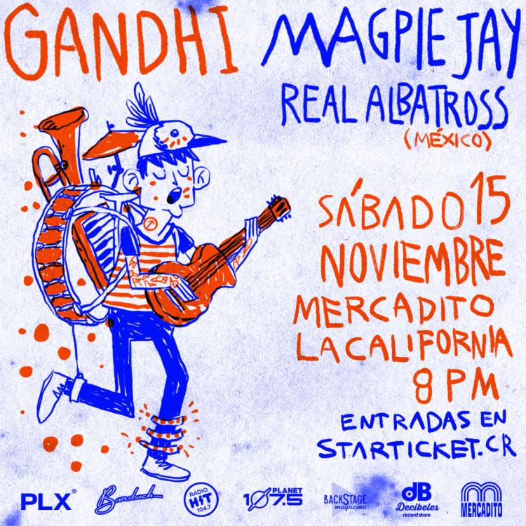 Gandhi & Magpie Jay en el Mercadito La California 