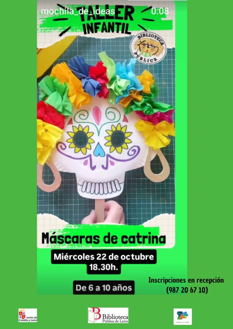 Taller infantil 'Máscaras de Catrina'