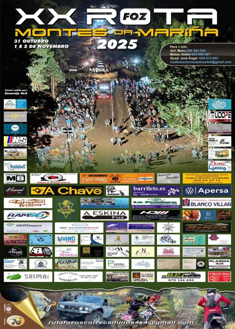 XX RUTA 4X4 FOZ Montes da mariña 