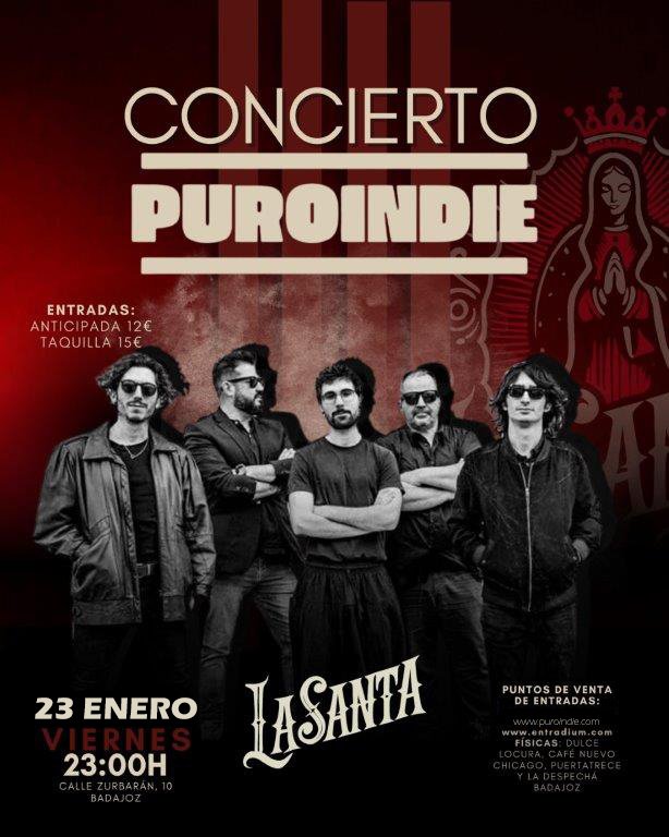 PURO INDIE EN BADAJOZ