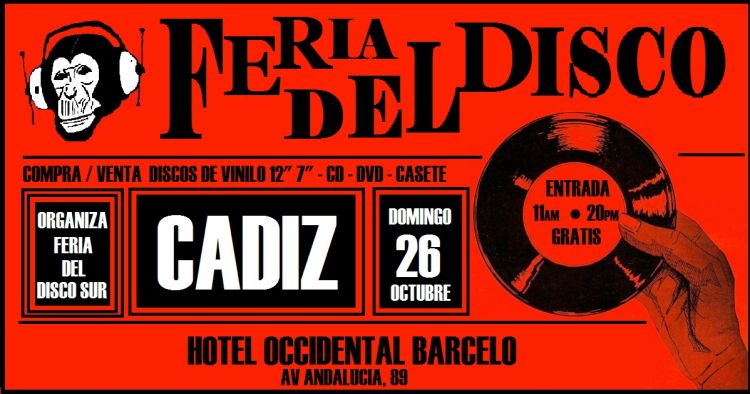 FERIA DEL DISCO CADIZ (Domingo 26 de Octubre)