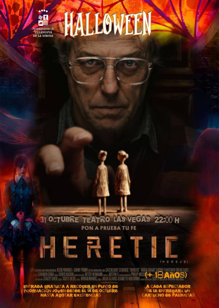 Halloween 2025. Proyección de la película “Heretic (Hereje)”