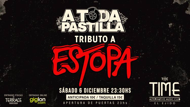 TRIBUTO A ESTOPA (A Toda Pastilla) en Thetimeclub