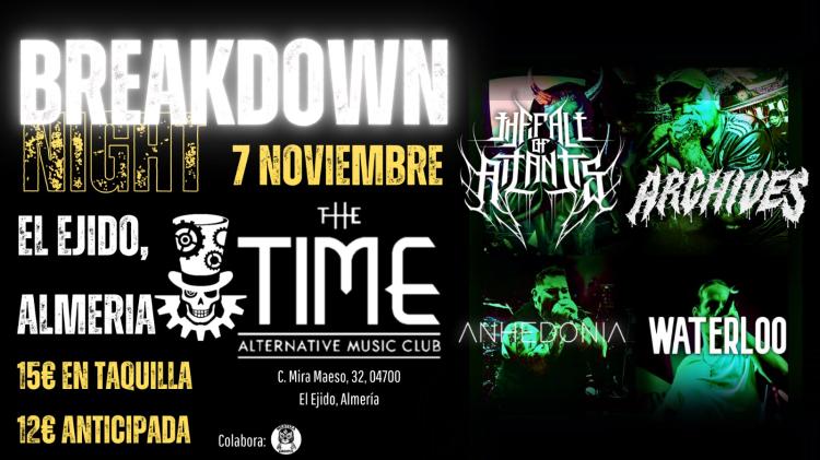 BREAKDOWN NIGHT en Thetimeclub