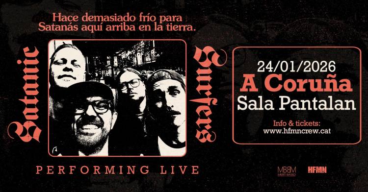 Satanic Surfers (24/01/2026) A Coruña @ Sala Pantalán