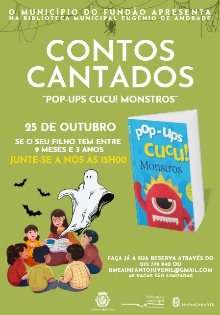 Contos Cantados | 'Pop-Ups Cucu! Monstros”