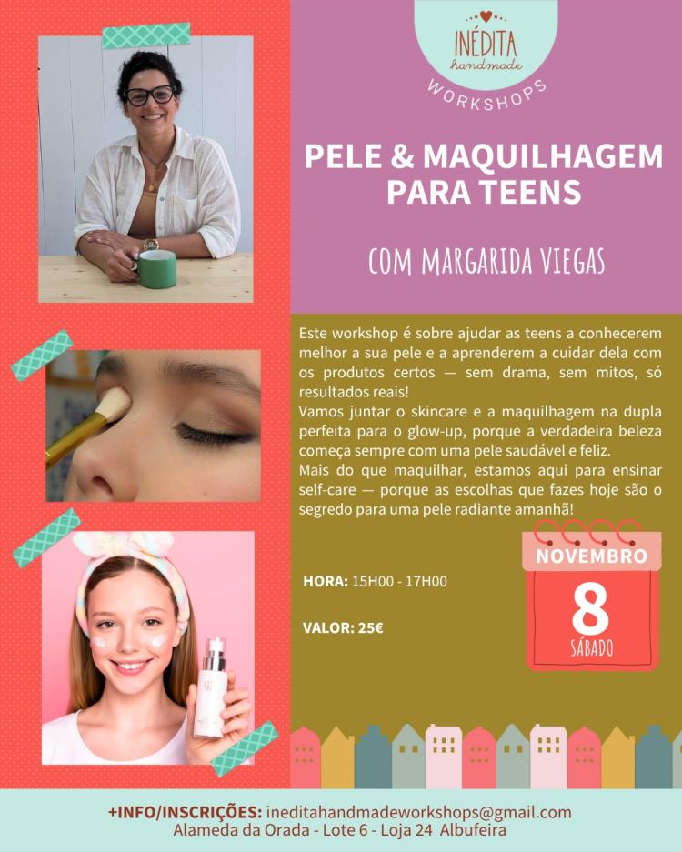 PELE & MAQUILHAGEM PARA TEENS