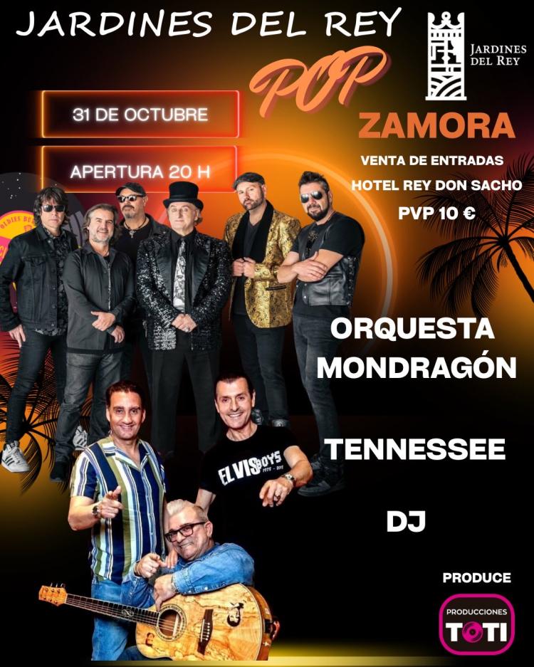 Tennessee y Orquesta Mondragon en los Jardines del Rey 