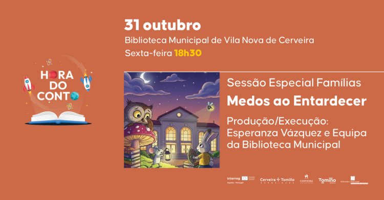 Hora do Conto - Sessão Especial Famílias - Medos ao Entardecer