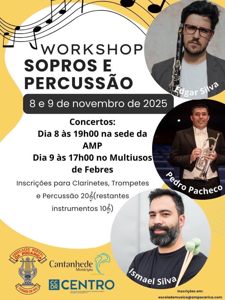 Workshop Sopros e Percussão