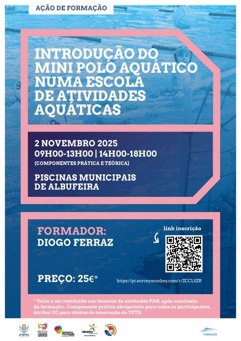 Ação de Formação | Introdução do Mini Polo Aquático numa Escola de Atividades Aquáticas