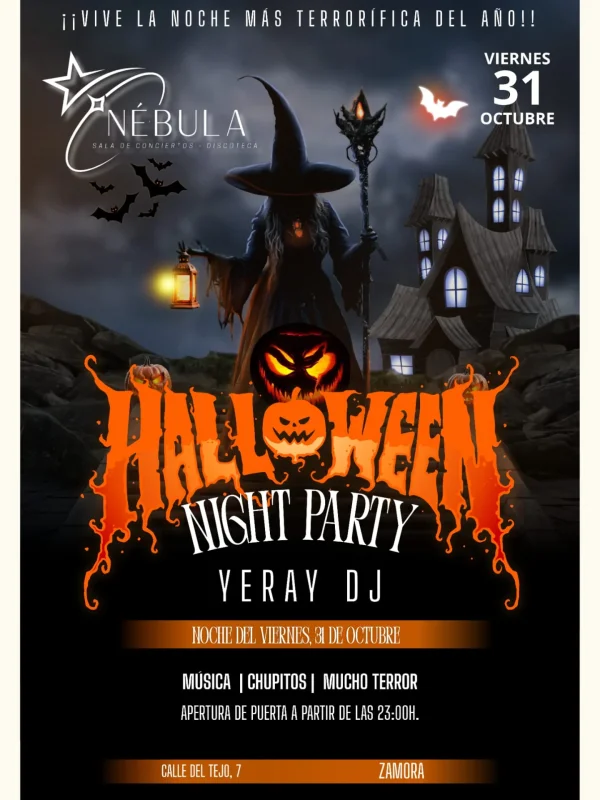 Halloween Night Party en Sala Nébula