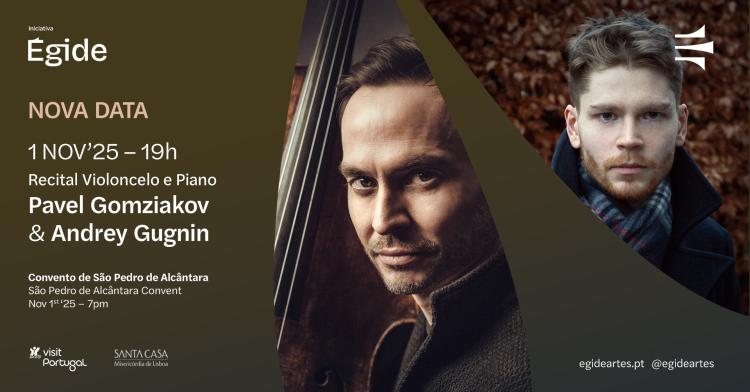 Recital de Violoncelo e Piano com Pavel Gomziakov e Andrey Gugnin