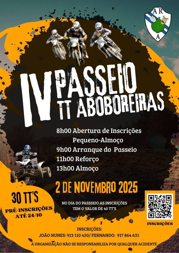 IV Passeio TT Aboboreiras