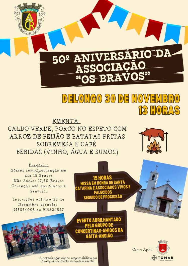 50.º Aniversário da Associação “Os Bravos”