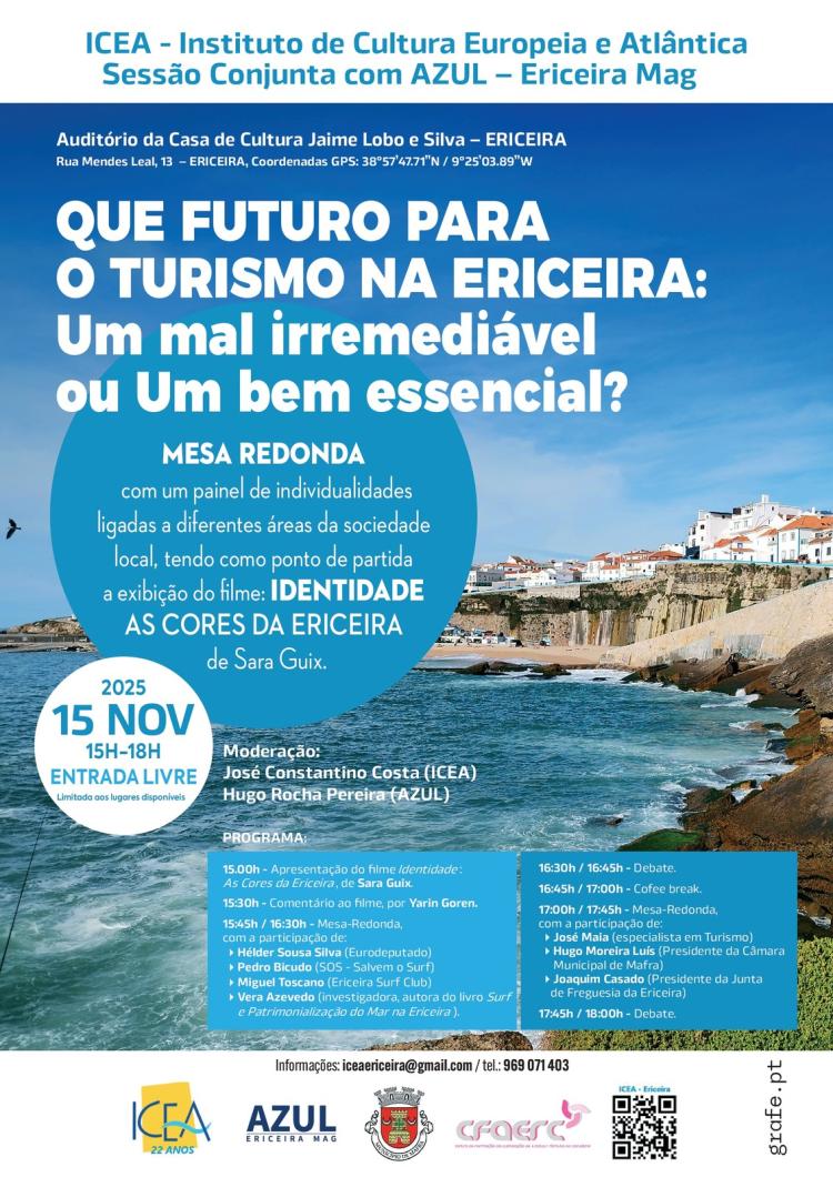 Sessão Conjunta do ICEA com AZUL - Ericeira Mag