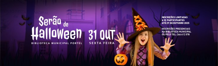 Serão de Halloween –  Biblioteca Municipal de Portel