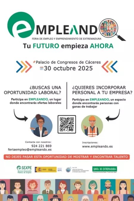 EMPLEANDO. Feria Empleo y emprendimiento de Extremadura