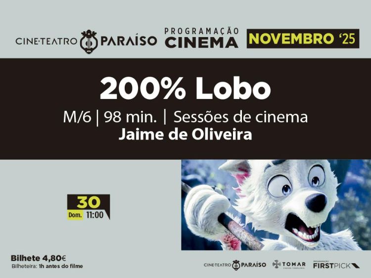 200% Lobo | Sessões de Cinema Jaime de Oliveira