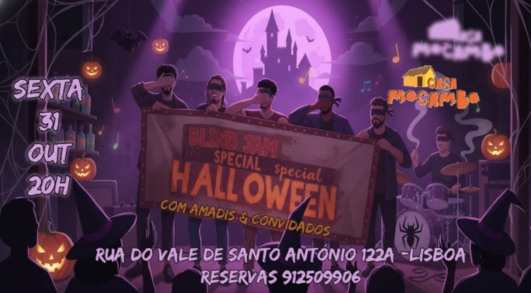 Blind Jam - Ensaio Sobre a cegueira Musical #Especial Halloween# com Amadis e Convidados