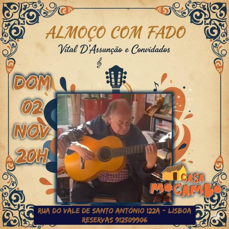 Almoço com Fado com Vital Assunção e Convidados