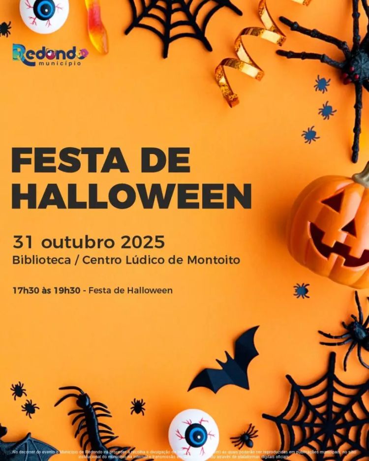 Festa de Halloween | 31 de outubro | 17h30 | Biblioteca/ Centro Lúdico de Montoito