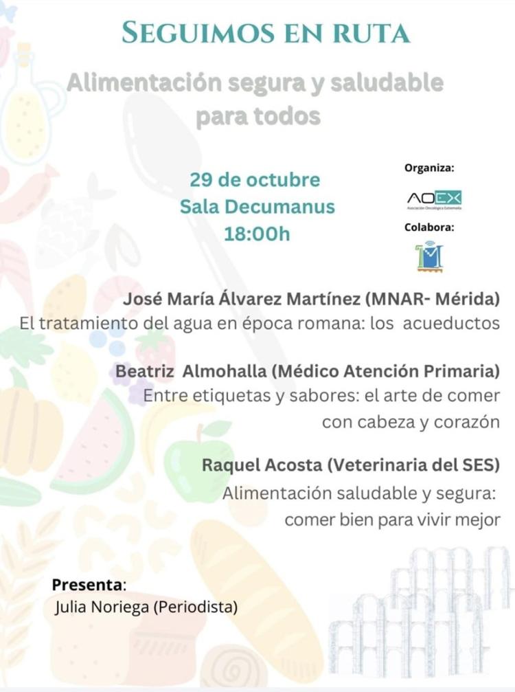 Charla «Alimentación segura y saludable para todos»