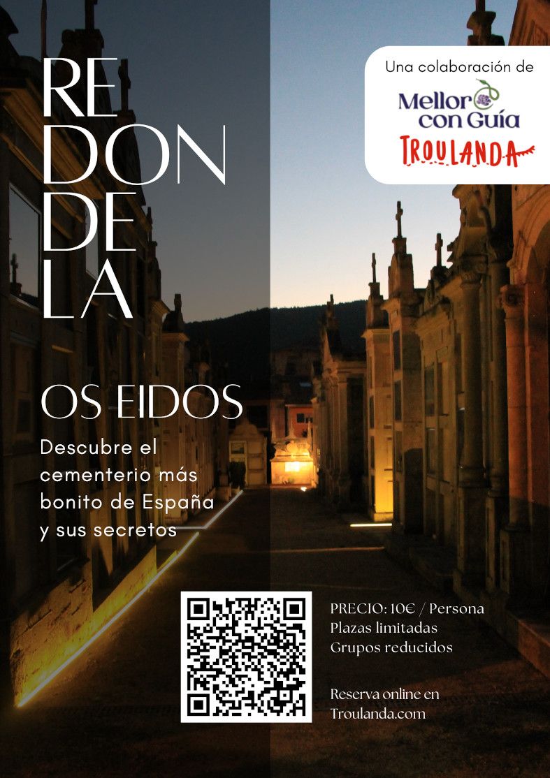Visita al cementerio de Os Eidos especial Noche de difuntos
