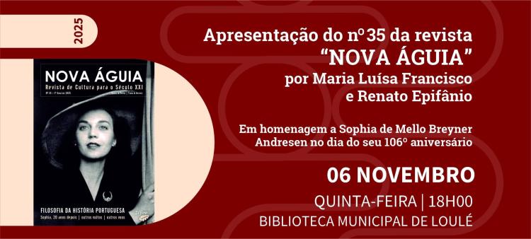 Apresentação do nº 35 da revista “Nova Águia”