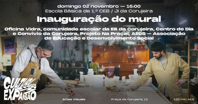 Inauguração do mural 'Traços da Corujeira'