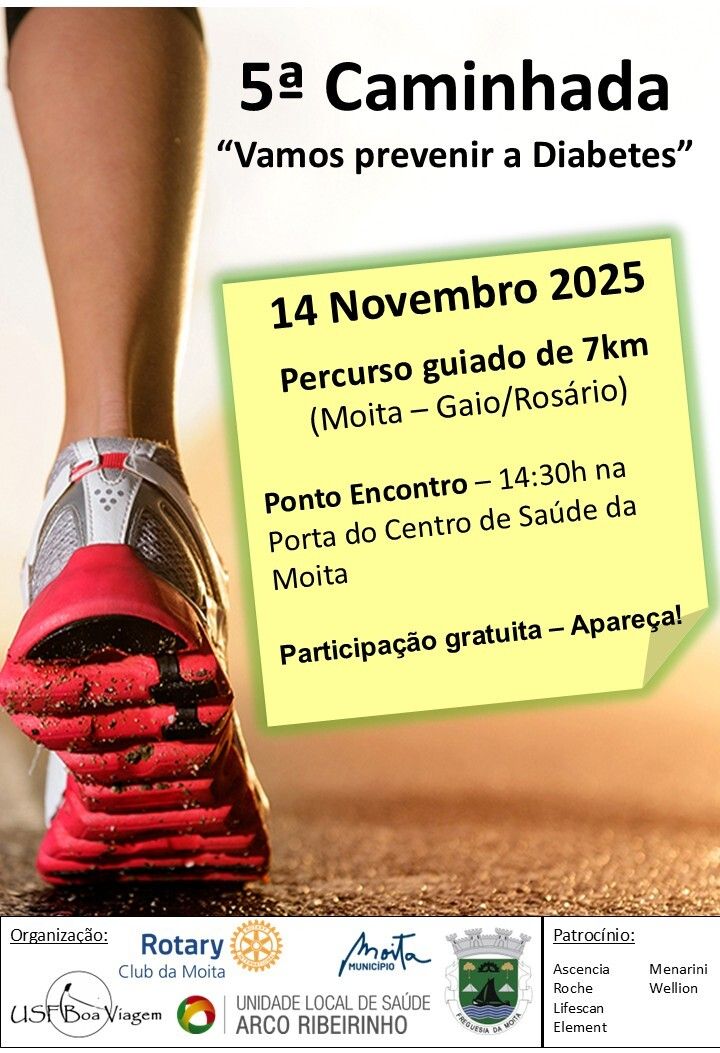5ª Caminhada “Vamos prevenir a Diabetes”