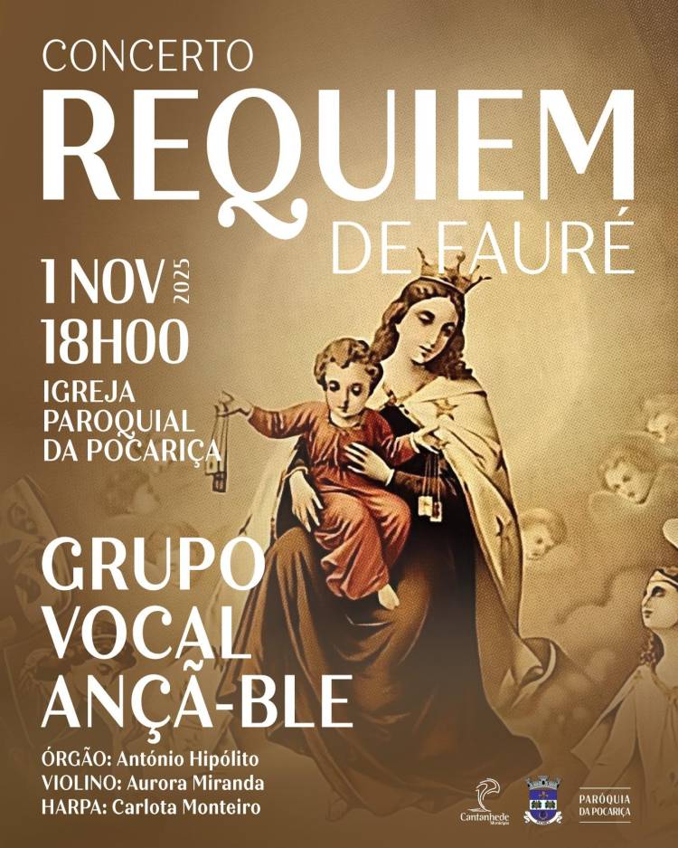 Concerto Requiem de Fauré, pelo Grupo Vocal Ançã-ble