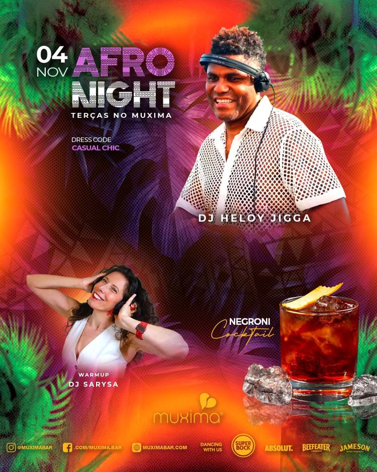 TERÇA 4 NOV    【 Ａｆｒｏ　Ｎｉｇｈｔ】