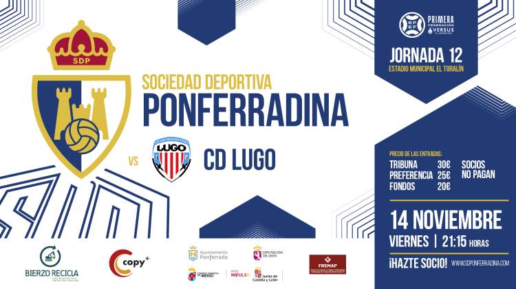 PARTIDO DE FUTBOL ENTRE LOS EQUIPOS SD PONFERRADINA Y EL CD LUGO