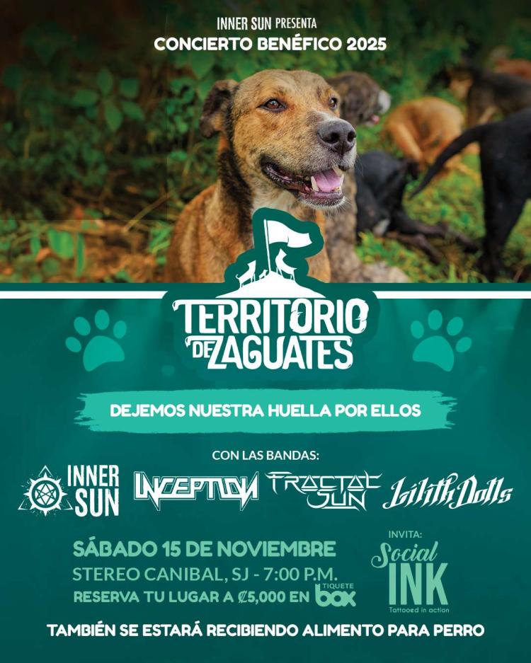 Concierto Benéfico 2025: Territorio de Zaguates