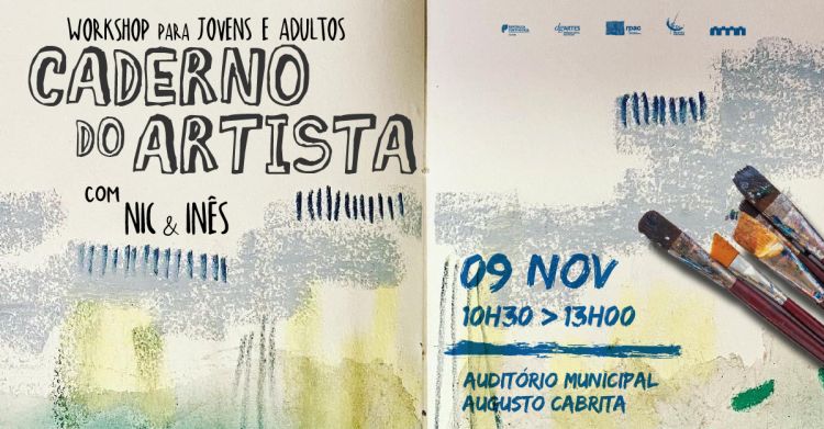 Caderno de Artista Workshop para Jovens e adultos  