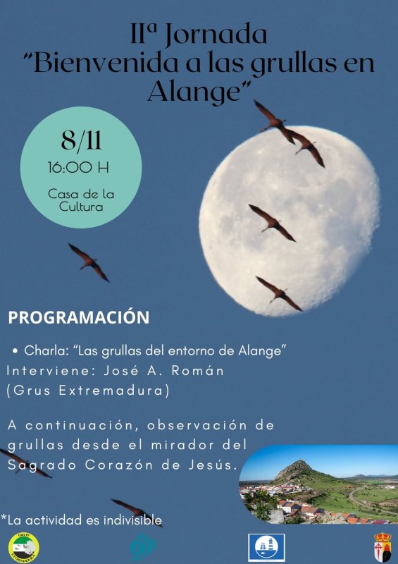 IIª Jornada Bienvenida a las grullas en Alange 2025
