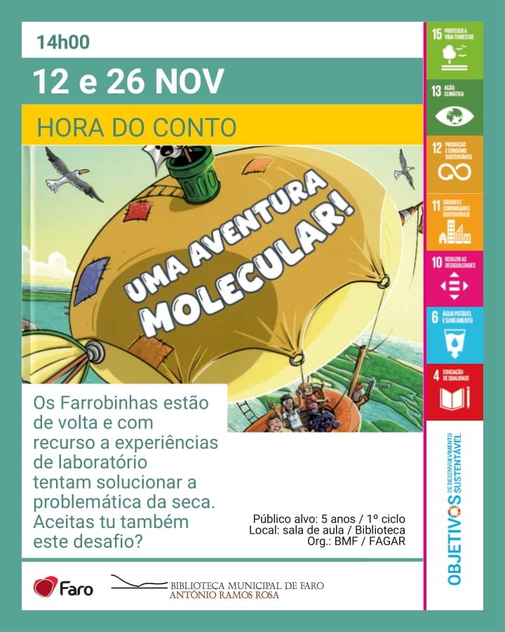 Hora do Conto | 'Uma Aventura Molecular!' - Os Farrobinhas