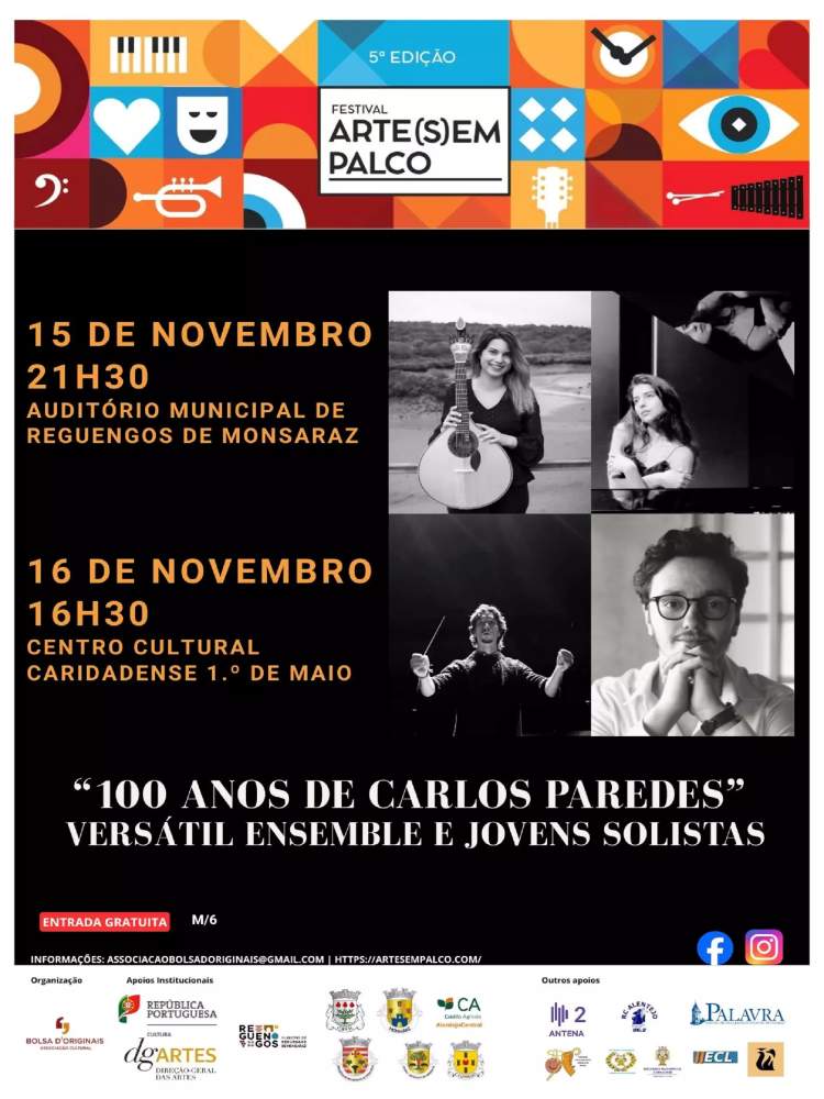 Arte (s)em Palco | “100 anos de Carlos Paredes” por Versátil Ensemble