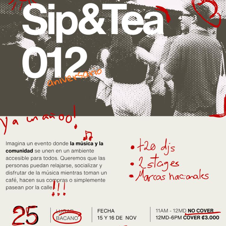 Sip&Tea 012 - ANIVERSARIO