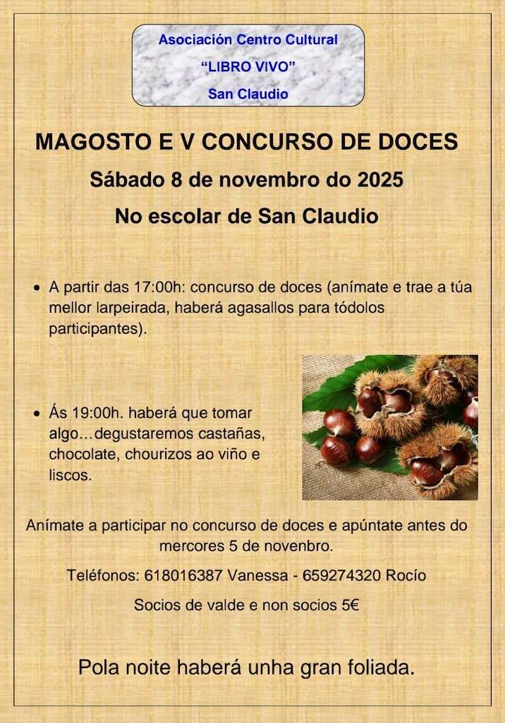 Magosto e V Concurso de Doces 2025