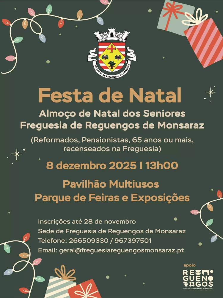Almoço de Natal dos Séniores da Freguesia de Reguengos de Monsaraz