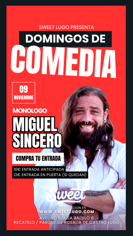 Domingos de Comedia con Miguel Sincero
