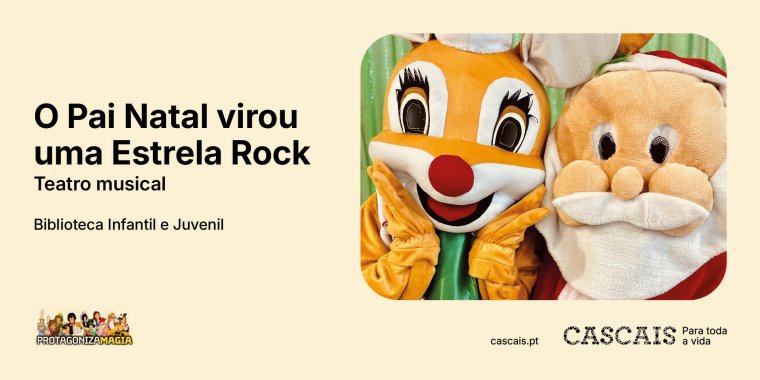 O Pai Natal virou uma Estrela Rock - Teatro musical pela Associação ProtagonizaMagia
