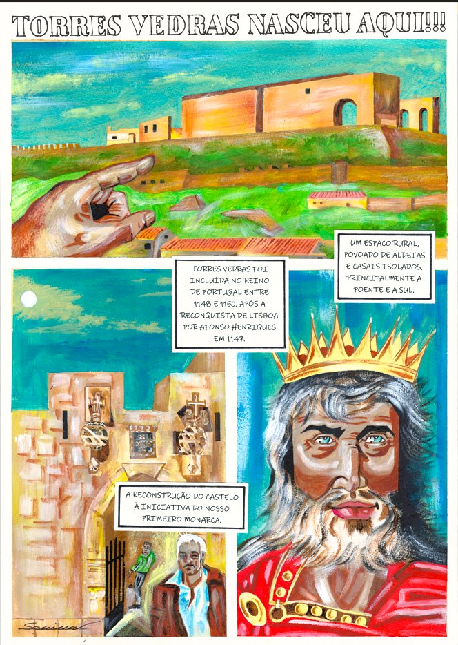 Banda Desenhada sobre a cidade de Torres Vedras