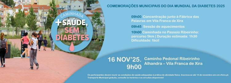 Caminhada “+Saúde, sem Diabetes” a estratégia para a prevenção