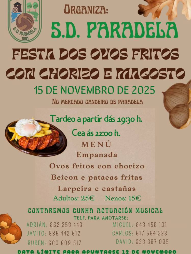 Festa dos Ovos Fritos con Chourizo e Magosto