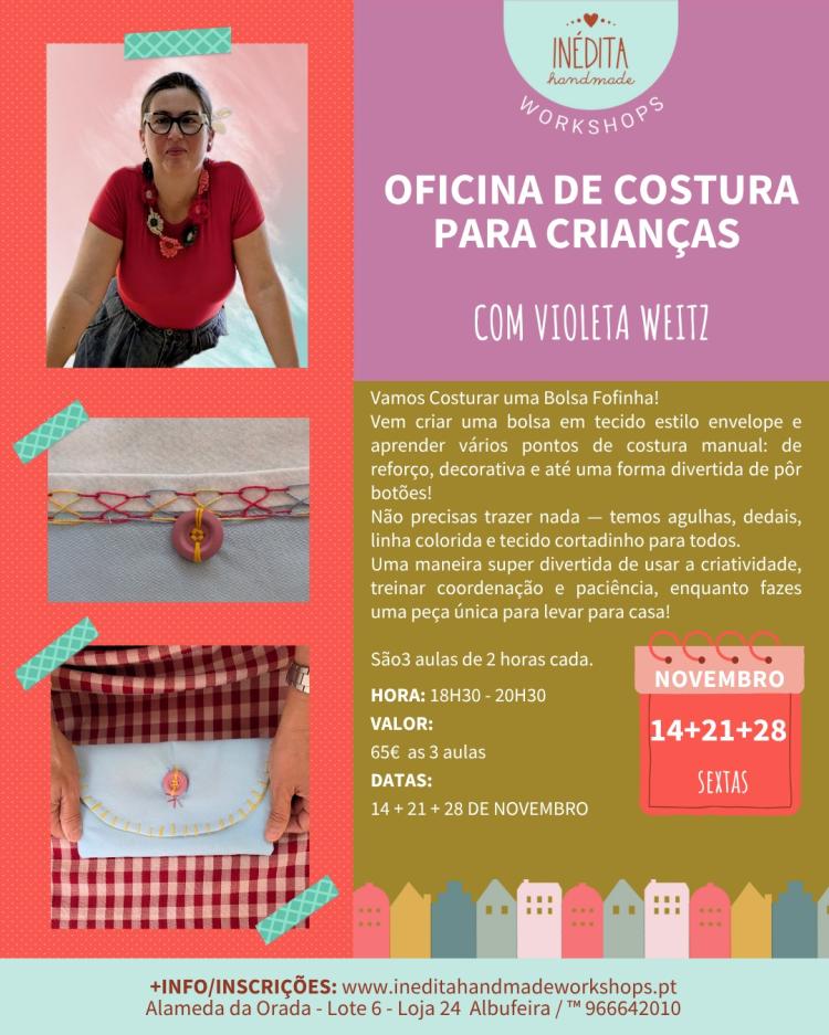 COSTURA PARA CRIANÇAS