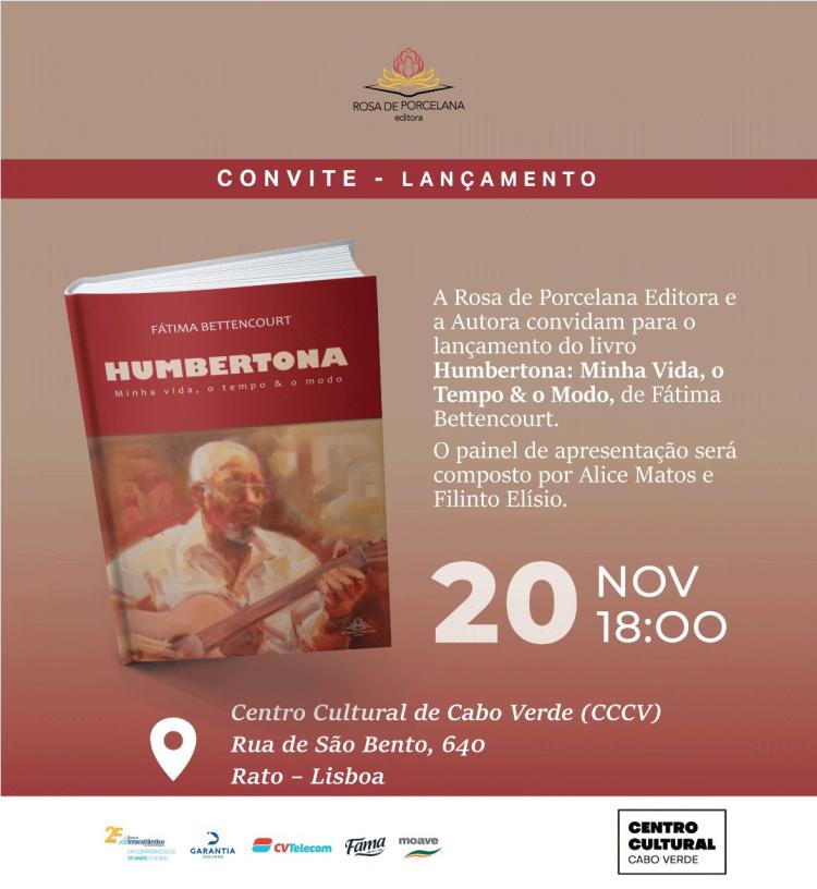 Lançamento do livro | Humbertona - Minha Vida, o Tempo & o Modo | de Fátima Bettencourt
