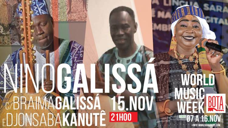 Nino Galissá com Braima Galissá e Djonsaba Kanutê -WMW